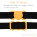 Silicone Protection Case for Apple Airtag GPS Finder - Dark Yellow Pet Loop Holder & Slide-on Sleeve Compatible with Airtags - Buy Online on GoSupps.com