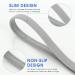WLLHYF 3-Pack Non-Slip Black White Headbands - Thin Elastic Hair Ties for Sports, Running, Yoga - Unisex Hair Accessories - Buy Online on GoSupps.com