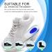 2 Pairs Heel Spur Inserts & Cushions - Orthopedic Gel Pillows for Foot Comfort (Size 35-39) | Heel Protection for Shoes - Buy Online on GoSupps.com