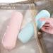 2-Pack Portable Travel Toothbrush Case Holder for Business Trips - Pink and Blue - Buy Online on GoSupps.com
