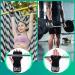 COFOF Zughilfen Leather Lifting Straps for Bodybuilding & Weight Lifting | Professional Strength Training Aid for Men & Women - Midnight Black - Buy Online on GoSupps.com
