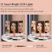 HMGOLD LED Makeup Vanity Mirror - 2X 3X 10X Magnification, Touch Control Dimmable, Dual Power Supply - Portable & Travel-Friendly Gift for Women - Rose Gold - Buy Online on GoSupps.com