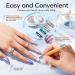 MODELONES Perle Poudre Ongles Blancs 13PCS Vernis avec 4 Fards Poudre & M taux Brillants 4 Nuanciers Ongles 4 Palettes Yeux 1 Stylo D tail - Buy Online on GoSupps.com