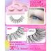Geeneiya Wispy Natural Look 10mm Short False Eyelashes - 6 Pack Faux Mink Strip Lashes - Buy Online on GoSupps.com