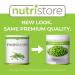 Nutristore Freeze Dried Green Peas - 40 Servings, 18 OZ, 25-Year Shelf Life - Healthy Snack for Emergency and Survival - Amazing Taste - Buy Online on GoSupps.com