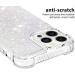 Tivenfezk Nadoli Glitter Treisand Case for iPhone 15 Pro | Shockproof Silicone TPU Bumper Protective Cover | Liquid Quicksand Design in White & Pink - International Shipping Available - Buy Online on GoSupps.com