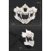Buy Joyasus Tactical Half-Sighted Mask - Breathable Airsoft Steel Skull Protective Gear for Shooting CS Paintball Halloween & Costume Parties - International Shipping Available - Buy Online on GoSupps.com