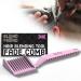 Blend for original quality class 1 (3 mm) in Great Britain fading comb for blending hair at home such as a hairdresser mixed comb compatible with all LEFT hand - pink