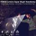 AMAKER LED Rechargeable Headlamp | 90000 Lumens | 5 Modes | Waterproof | USB Rechargeable | Adjustable for Outdoor Activities | Black - Buy Online on GoSupps.com
