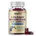 Calcium Magnesium Zinc Gummies for Women, Chewable Calcium Supplement 1000 mg Vitamin D3 & K2, Bone & Nerve Health, Muscle Function, Immune Support & Stress Relief, Blueberry Flavor, 60 Ct 1 Count (Pack of 60)