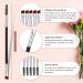 50-Piece Eyebrow Makeup Brush Set for Precision Application and Blending - Buy Online on GoSupps.com