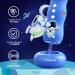 Kids Sonic Electric Toothbrush with LED Light | 3 Cleaning Modes & Timer | Rechargeable & Waterproof | 2 Soft Bristles | Ages 3+ - Blue - Buy Online on GoSupps.com