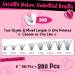 PRO DIY Eyelash Extension Kit - 280 PCs Individual Eyelashes Binding & Seal Applicator & Brush for Beginners | 9-16 MIX 30D-D - Buy Online on GoSupps.com