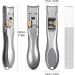 SGNEKOO Wide Jaw Opening Nail Clippers Set with Safety Lock - Heavy Duty Fingernail and Toenail Cutter for Thick Nails - Curved Design (CL2P) - Buy Online on GoSupps.com