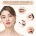 7 STK Stainless Steel Tweezers Set - Professional Eyebrow & Eyelash Plucking Kit for Women | Precision Romon Tweezers - Buy Online on GoSupps.com