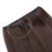 Silk-Co Hair Extensions - Smooth Synthetic Extensions with Invisible Cord | Medium Brown 60cm | Perfect for Hair Sealing & Natural Look - Buy Online on GoSupps.com