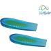 KidSole Gel Heel Cups - Shock Absorbing Lightweight Inserts for Kids with Sensitive Heels, Spurs, Plantar Fasciitis, Ankle Pain - Clear (Size 0-3) - Buy Online on GoSupps.com