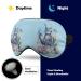 Sea Cat Diver Fish Eye Mask | Funny Soft Blindfold for Sleep & Travel | Adjustable Strap Night Eyeshade - Buy Online on GoSupps.com