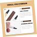 Angoily 8 Pcs Four Forked Eyebrow Pencil Miss Cosmetic Eyebrow Powder - Buy Online on GoSupps.com