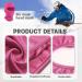 Kotkiddy Balaclava - Women's Windproof Ski Mask & UV Protection Hood (Pink) | Full Face Mask for Sun Protection - Buy Online on GoSupps.com