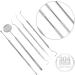 Premium 5-Piece Dental Care Set - Deep Tooth Cleaning Tools - Stainless Steel Dentist Kit for Personal Use - Buy Online on GoSupps.com
