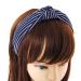 Axy HR34s Vintage Look Headband - Stylish Blue White Stripes Hair Band for Women | International Shipping Available - Buy Online on GoSupps.com