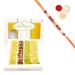 Ghasitaram Gifts Rakhi Gifts for Brothers Sugarfree Assorted Moons Box 400 GMS with Beads Rakhi