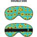SSIMOO Sunflowers Pattern Print Eye Mask | Ultra-Soft Light-Blocking Sleep Mask for Comfort & Restful Sleep - International Shipping Available - Buy Online on GoSupps.com
