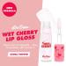 Lime Crime Wet Cherry Lip Gloss Extra Poppin - Cherry Scented Lightweight Plumping Gloss for Non-Sticky, Long-Lasting Shine - Vegan Makeup - Buy Online on GoSupps.com