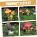 Toddmomy Mushroom Decor 6pcs Simulated Mushroom Flower Pots Plant Mushroom Statue Decor Mushroom Figure Mini Crafts - Buy Online on GoSupps.com