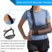 Mesh Arm Shoulder Sling | Adjustable Medical Shoulder Immobilizer for Torn Rotator Cuff Injury | Unisex Shower Sling for Elbow & Wrist | Right & Left Arm Support - Buy Online on GoSupps.com