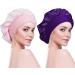Tergy Satin Bonnet Caps for Women - 12pcs Solid Color Hair Bonnets for Sleeping and Hair Care - Buy Online on GoSupps.com