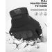 kemimoto Tactical Gloves for Men  Touchscreen Work Gloves with Hard Knuckle for Outdoor Work Sports Motorcycle Cycling Tactical Training Airsoft Paintball Shooting Hunting Hiking Camping Climbing Black Large - Buy Online on GoSupps.com