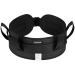 COW&COW Padded Gait Belt with 4 Handles and Quick Release Buckle 5.5 inchs(Black, L/40inches-60inches) Black Large (Pack of 1)