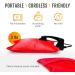 Happy Heat Rechargeable Electric Water Heating Bag - Hot Compress Pad for Cramps & Sore Muscles - Indoor/Outdoor Use - 10x7x4.75 - Red - Buy Online on GoSupps.com