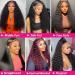 Blomas Deep Wave 28 Inch Human Hair Lace Front Wig for Black Women - 180% Density, Pre-Plucked with Baby Hair, Transparent Lace Frontal - Curly Hair Wig - Buy Online on GoSupps.com