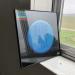 Framed Travis Scott 'Blue Pill' Album Cover 8x8