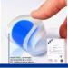 Silicone Gel Heel Cups for Plantar Fasciitis & Heel Pain Relief - Set of 3 Gel Heel Cushions - Shock Absorbing Support for 7.5-10.5 Women & 6-9 Men - Buy Online on GoSupps.com