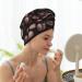 Super Absorbent Coffee Bean Microfiber Hair Towel Wrap for Women | Quick Dry Coral Velvet Hair Cap for Long Curly Thick Hair - Buy Online on GoSupps.com