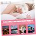 Buy Housoutil Washable Eye Mask 2pcs - Double Sided Sleep Mask for Travel - Lightweight Plush Eye Cover - Buy Online on GoSupps.com