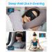 Sleep Headphones Bluetooth 5.4 Sleep Mask Bluetooth 3D Eye Cover for Sleeping Travel Hi-Fi Wireless Headphones Built-in Mic & Ultra Soft Sleeping Mask Cool Tech Personalised Gift Mother's Day Gift Sleep Mask - Black - Buy Online on GoSupps.com