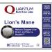 Quantum Nutrition Labs Lion's Mane - Lions Mane Mushroom Supplement Capsules for Focus Memory & Brain Support for Adults & Kids 1000mg Premium Extract Per Serving - 90 Vegetarian Capsules - Buy Online on GoSupps.com