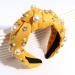 Umimiss Yellow Headband with White Pearl Rhinestone Crystal Jeweled - Head Bands Adult Women Pearl Headband Gold Headband Pearl Hair Accessories Yellow Hair Accessories Boho Head Band Headpieces - Buy Online on GoSupps.com
