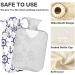 NAANLE OCEAN 1L Transparent Hot Water Bottle - Versatile Anchor Design for Pain Relief & Cozy Warmth | Ideal for Bed Hands & Feet - Buy Online on GoSupps.com