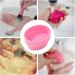 Makeup Brush Cleaner Mat Silicone Makeup Brush Cleaner Bowl Portable Divided Drying Compact In Size Makeup Brush Cleaner Effortlessly Cleaning Clean Dry Storage Makeup Brush Cleaning Bowl Pink - Buy Online on GoSupps.com