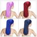 6-Piece Extra Large Satin Bonnet Set for Women with Long Curly Hair - Silk Night Sleep Cap for Braids - Solid Color - Elastic Band for Comfort - Buy Online on GoSupps.com