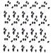 HAPINARY 100pcs Eye Shadow Stick Eyeshadow Cosmetic Sponge Applicator Eyeliner Brush Emulsion 7.5x0.5cm Black