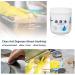 Oil Pollution Cleaning Powder Heavy Oil Stain Powder Cleaner All-Purpose Kitchen Cleaning Powder Kitchen Instant Cleaning Powder for Hood Pots Grill 280g - Buy Online on GoSupps.com