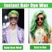 Green Temporary Hair Wax Crazy Green Hair Color Spray Temporary Washable Semi-Permanent Hair Colour Wash-out Hair Dye Instant Styling Hair Paste Mud Natural Hair Dye for Party Activities&Halloween - Buy Online on GoSupps.com