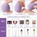 AUAUY 10 Pcs Makeup Sponges Blender Set 8 Pcs Professional Beauty Sponge Foundation Blending Blender with 1 Sponge Holder 1Powder Puff Multi-colored Makeup Sponges for Cream Liquid and Powder 8pcs-Purple - Buy Online on GoSupps.com
